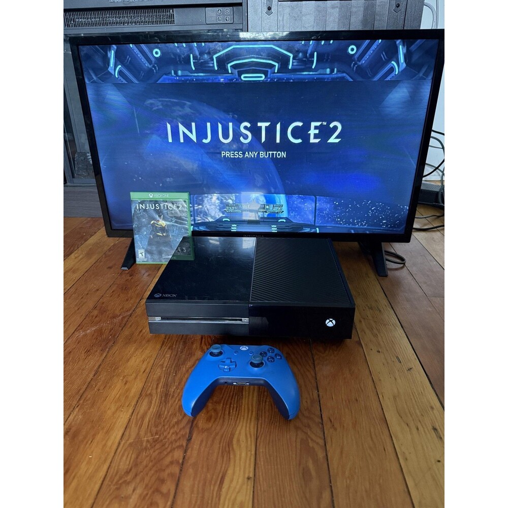 Microsoft Xbox One 500GB Black Console NBA 2K21 Injustice 2 Games TESTED